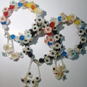 Flower gajra bracelet