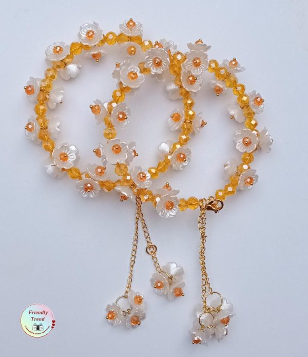 Flower bracelet (crystal)