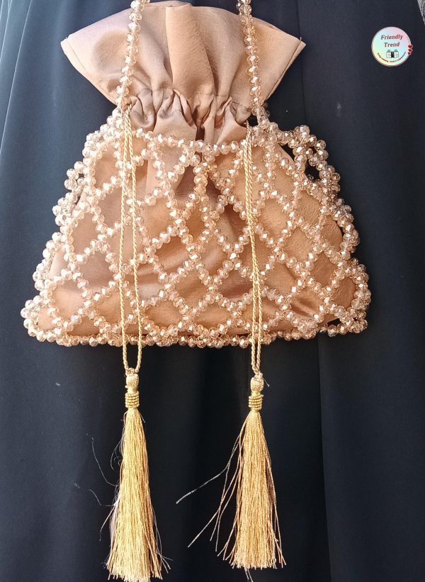 Net beaded bag